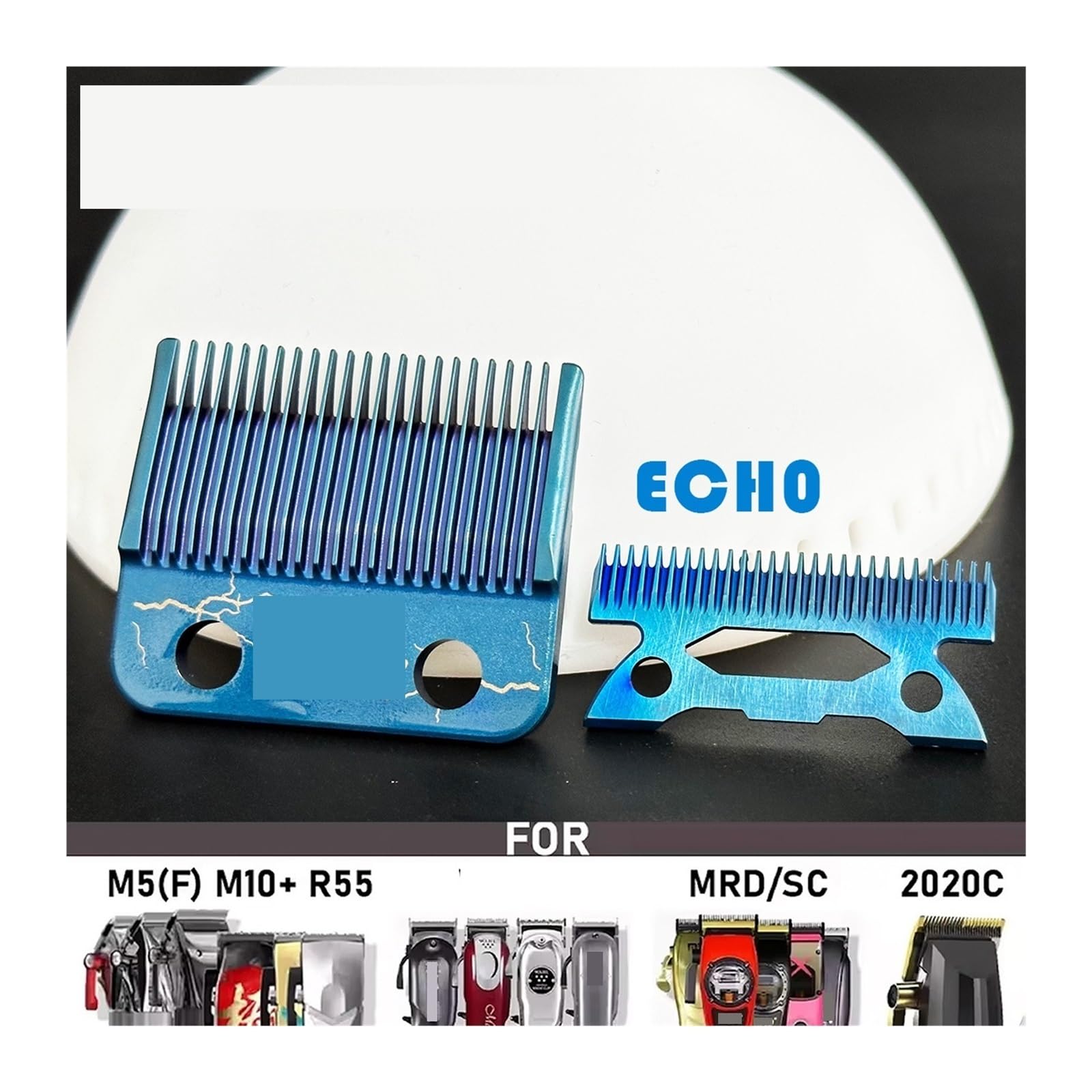Cuchillas for Cortar El Pelo, Compatibles Con BRDCLIP,FADE,Compatible Con Echo,BRD 106 FA1C M10 8148 X1 V003 V285, Accesorios De Acero Al Carbono(4PCS 808C blade)