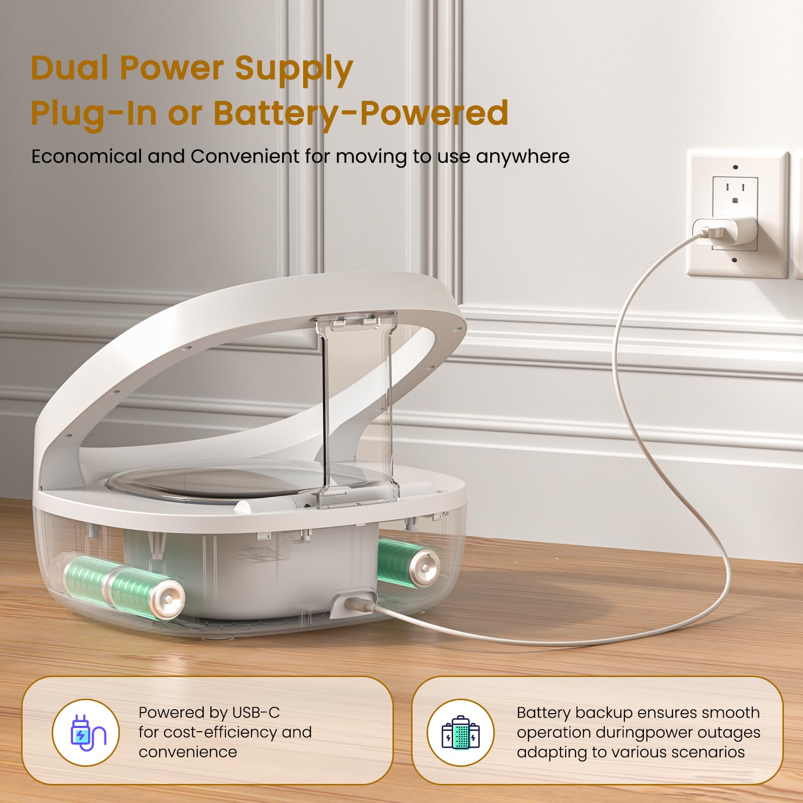 Collar-Activated Automatic Cat Feeder with Personalized Meal Access, Prevents Food Stealing, Portion Control Feeding System for Multi-Cat Homes — view 6