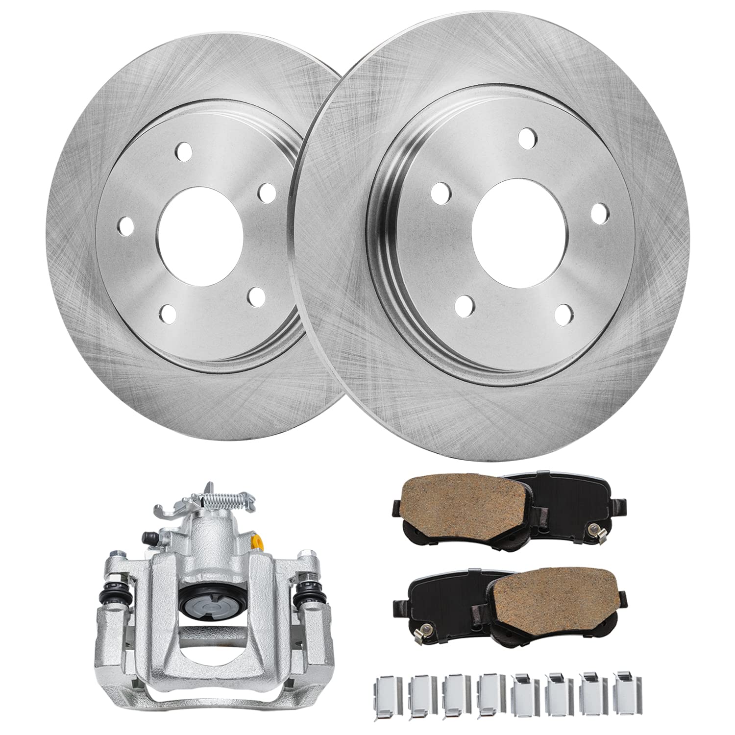 Detroit Axle - Rear Brake Kit for 2008-2012 Chrysler Town &amp; Country