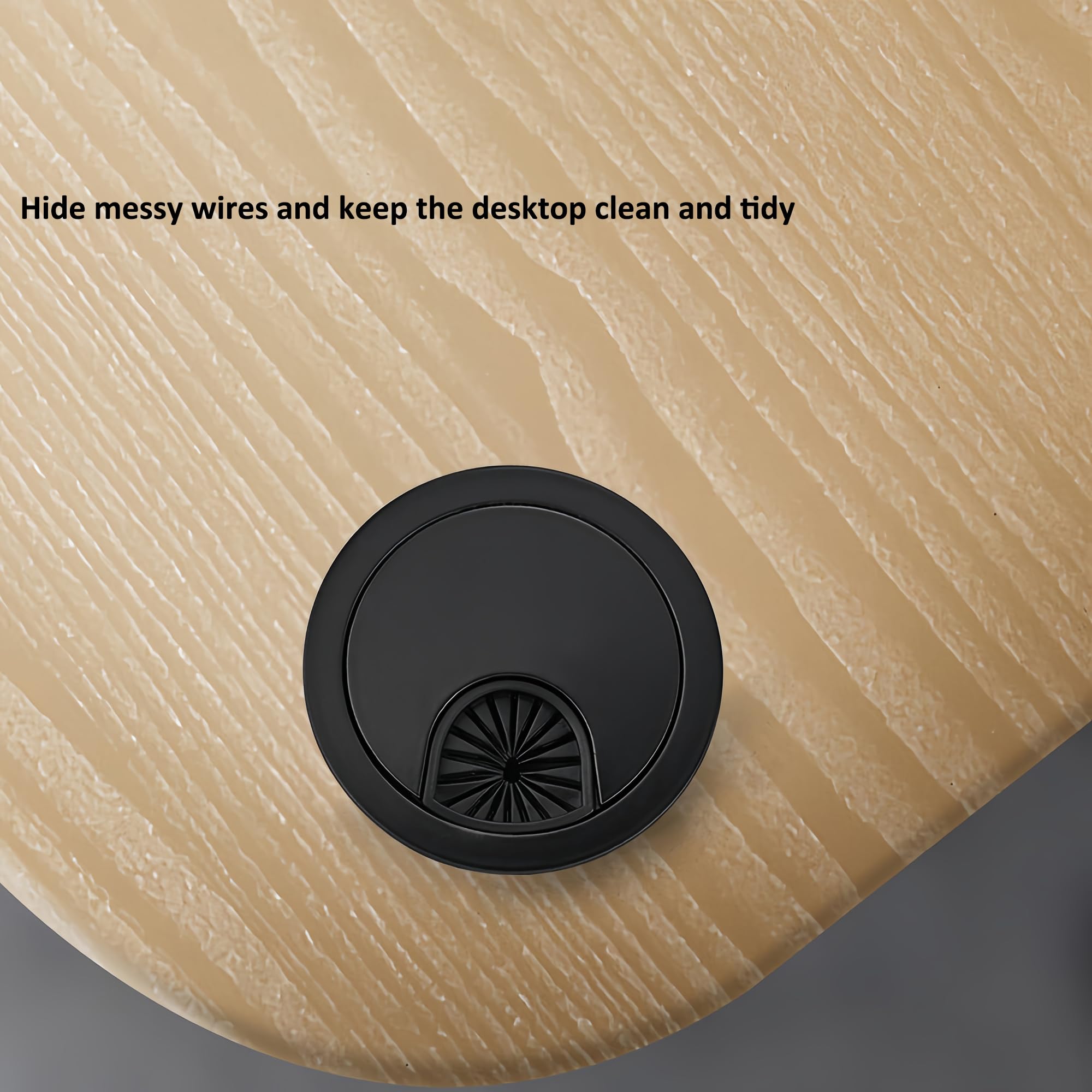 Amazon.com: Xntun 3 Pcs Satin Nickel Metal Cable Grommet, Zinc