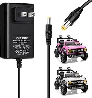 24V Charger for Kids Ride On Car Toys 24 Volt Battery Charger for Best
