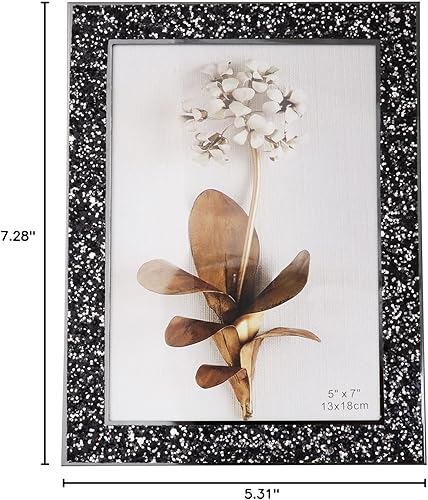 Miniatura 10 de Marco de fotos de metal de 5 x 7 pulgadas, marcos de fotos de mesa, marco de fotos, collage de mesa, decoración de baby shower, boda, fiesta