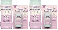 Vista 9 de Coppertone Pure and Simple Baby Mineral Sunscreen Lotion SPF 50 (6 Fl Oz) + Baby Sunscreen Stick SPF 50 (0.49 Oz), Hypoallergenic and Fragrance Free