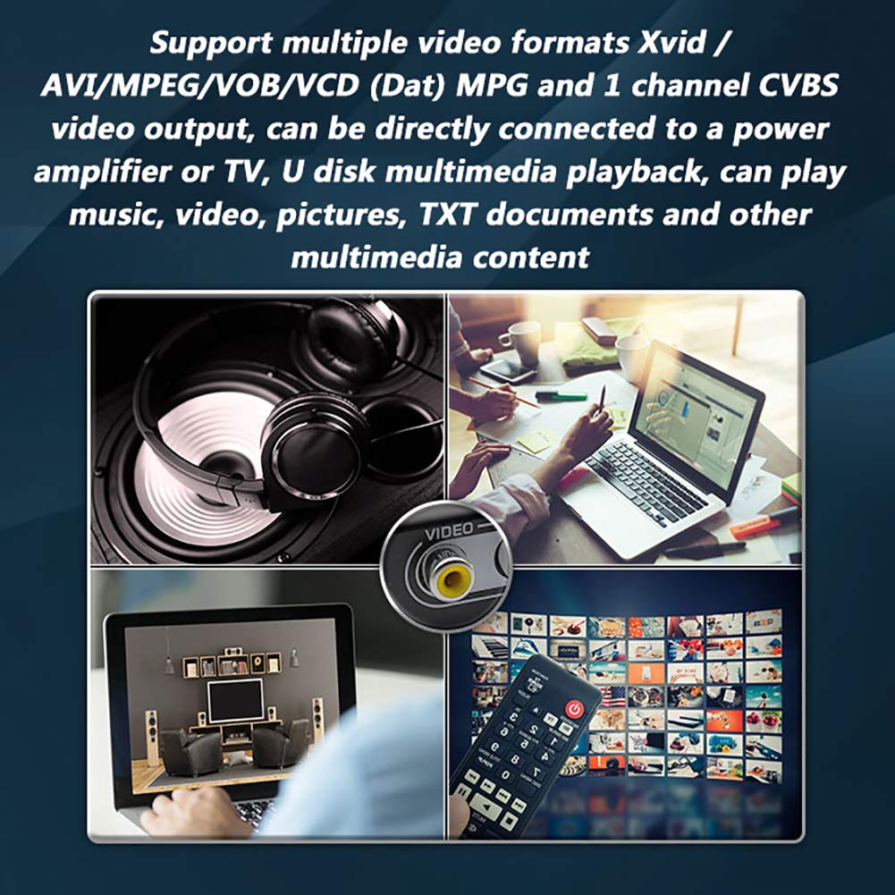 Décodeur Audio, convertisseur numérique-analogique, Compatible avec Fibre Optique, coaxial, canaux 5.1, USB, équipement Audio AC3 DTS Décodeur de Son Surround numérique, Prend en c