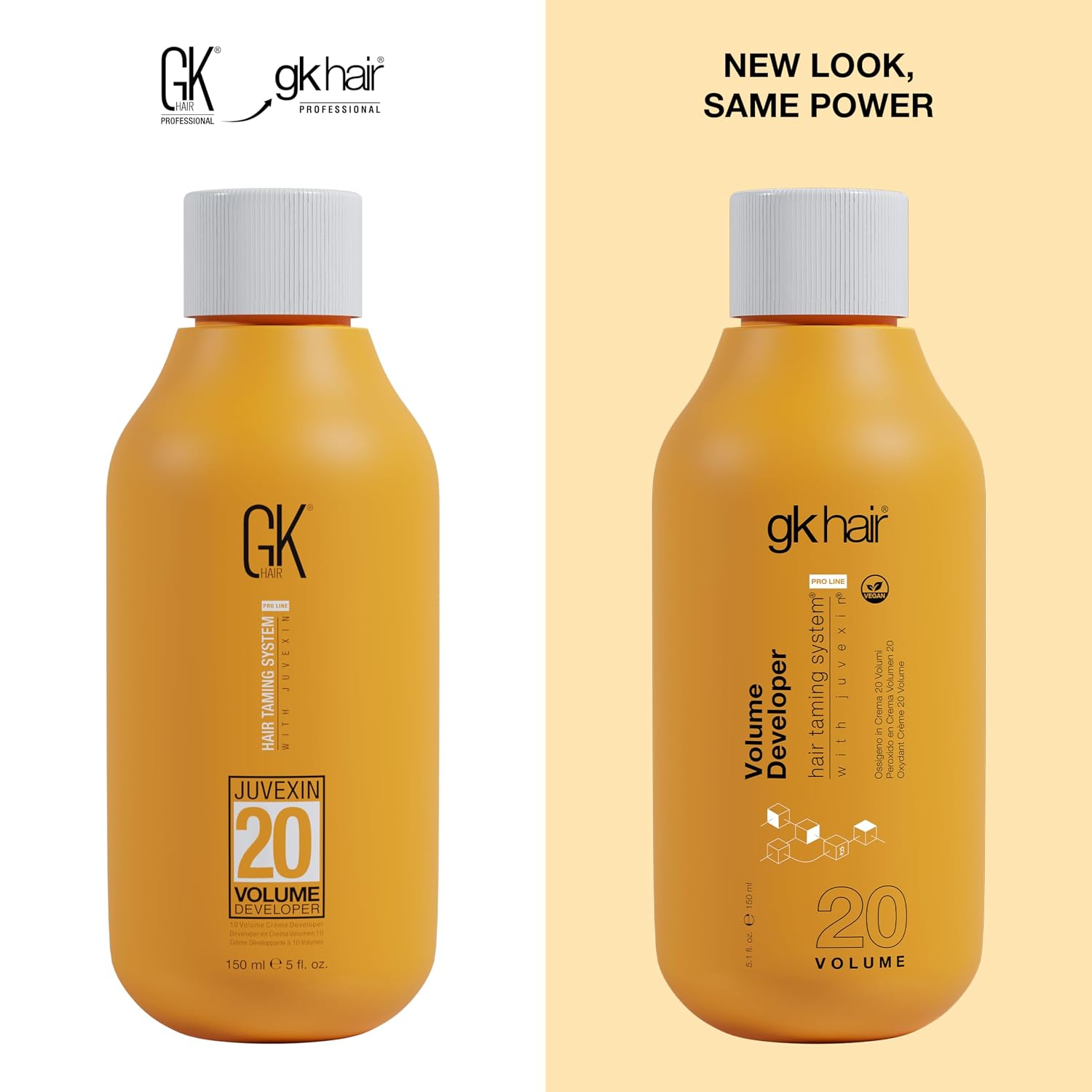 GK HAIR Hair Creme 20 Volume Developer 5 Fl Oz for Hair Coloring Bleach - High-Performance Long Lasting Semi-Permanent Hair Color Toner Dye