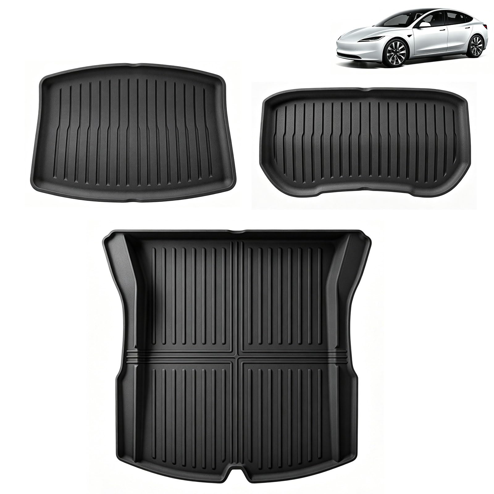 Amazon | ZQX 2024-2026年 テスラモデル3 ハイランド 専用 ラゲッジ