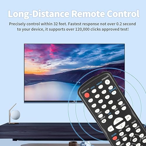 Miniatura 3 de NB677 NB677UD - Control remoto compatible con Magnavox DVD VCR Combo Player CDV220MW9 CDV220MW9/F7 DV226MG9 GDV228MG9 DV220MW9 DV225MG9 RDV220MW9