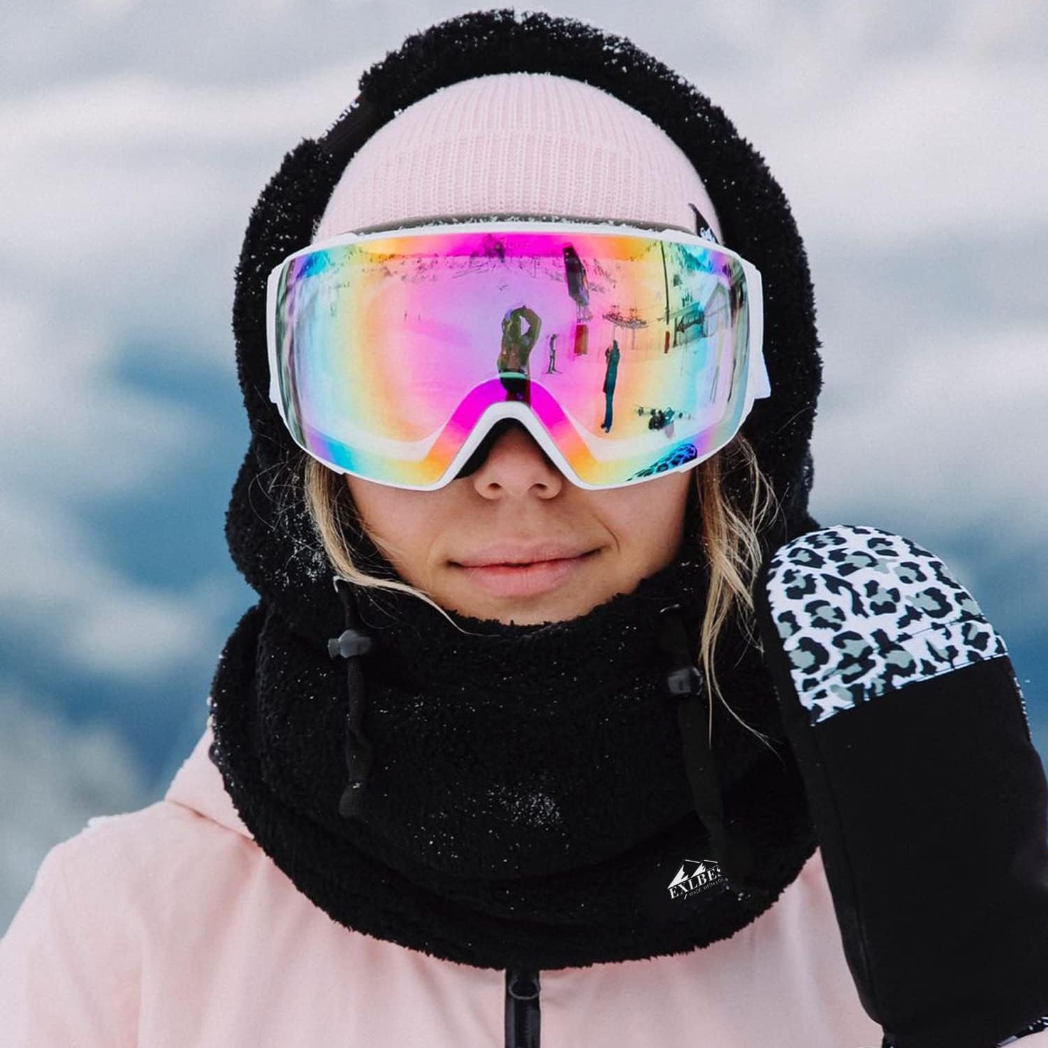 Fleece Balaclava Face Mask Winter Ski Mask for Men Women Wind-Resistant Warm Face Cover for Cold Weather - Image 3