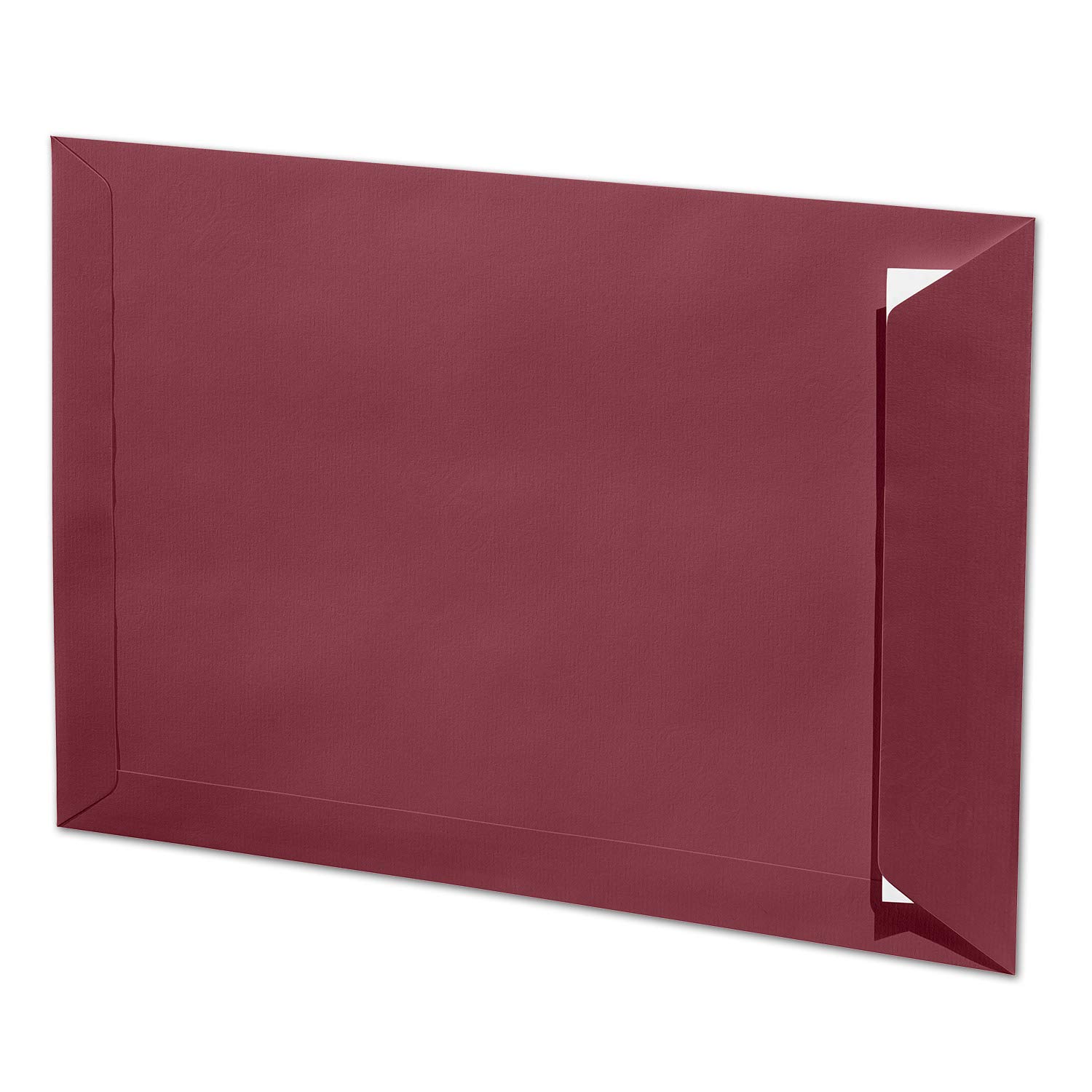 ARTOZ 50x buste DIN C4 con chiusura adesiva - non foderate 324 x 229 mm Vino Rosso (Rosso) buste per lettere senza finestra - Serie 1001