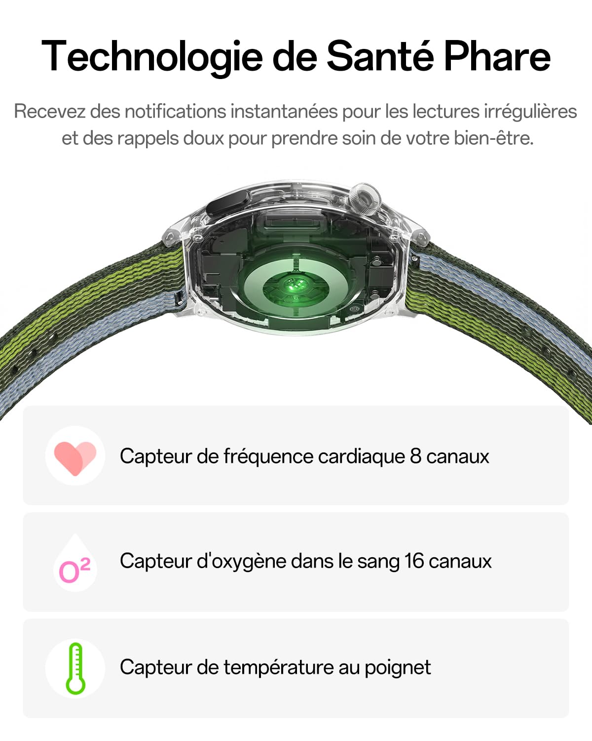 OPPO Watch S Montre Connectée, Écran AMOLED 1,46" 3000 Nits, Design Ultra-Mince en Acier Inoxydable, Batterie 10 Jours, Suivi Sommeil SpO2 Cardiaque, 100+ Modes Sport, Appels Bluetooth, 5ATM, Sliver