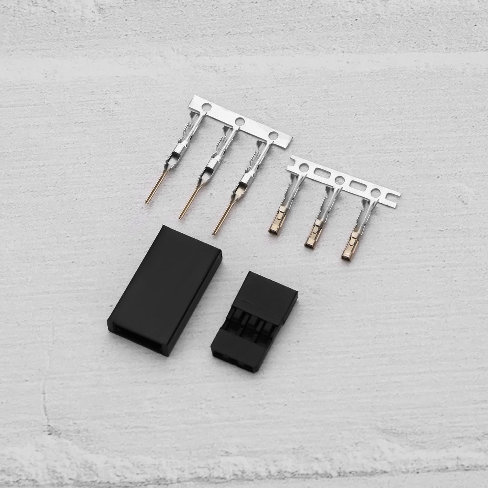 Koxxlo 35 Pieces Servo Extension Cable – 3-pin, 22 AWG Wire For RC Cars, Drones, Plane & Helicopter