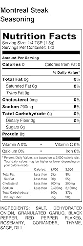 Miniatura 4 de Premium | Paquete de 6 variedades de condimento para filetes | Condimento para carne de Chicago | Condimento canadiense para carne | Condimento