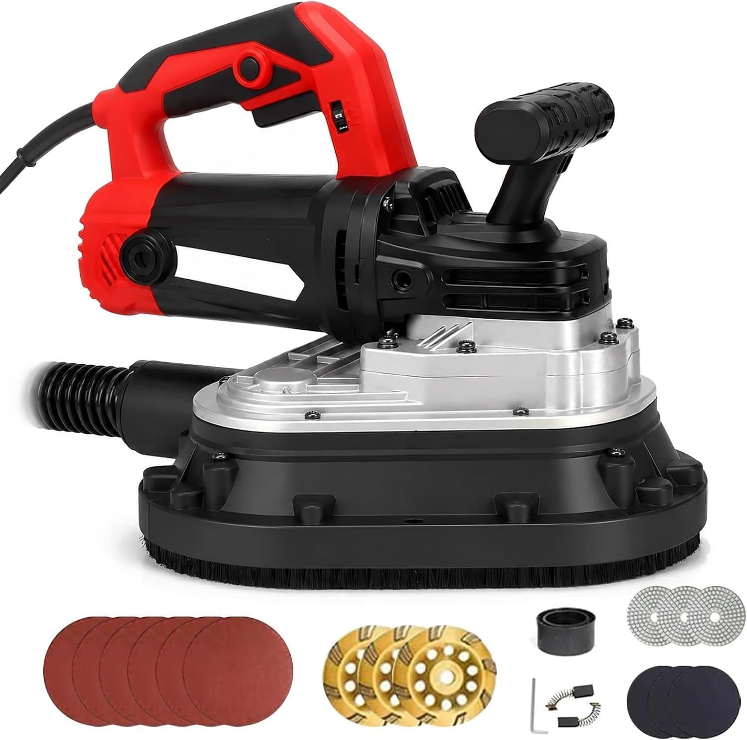 Lucidatrice Elettrica Per Pavimenti Da 2450 W, Levigatrice Per Calcestruzzo
