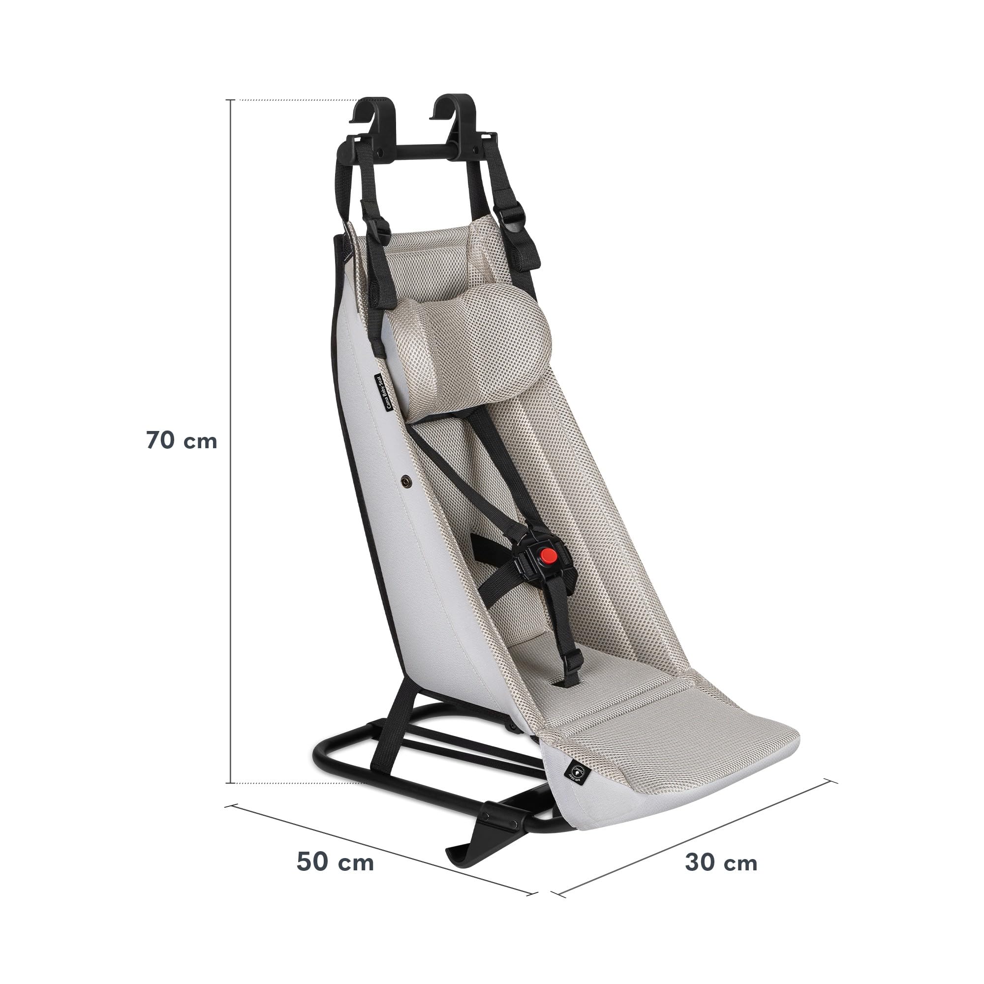 LIONELO CAMA Kinderanhänger 2-in-1 Fahrradanhänger mit Kinderwagenfunktion für 1-2 Kinder, 6 Monate-6 Jahre, 2x22 kg, Federung, große Räder, wasserdichtes Verdeck