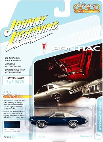 Johnny Lightning 1973 Pontiac Grand Am, color de fábrica (JLSP163A)