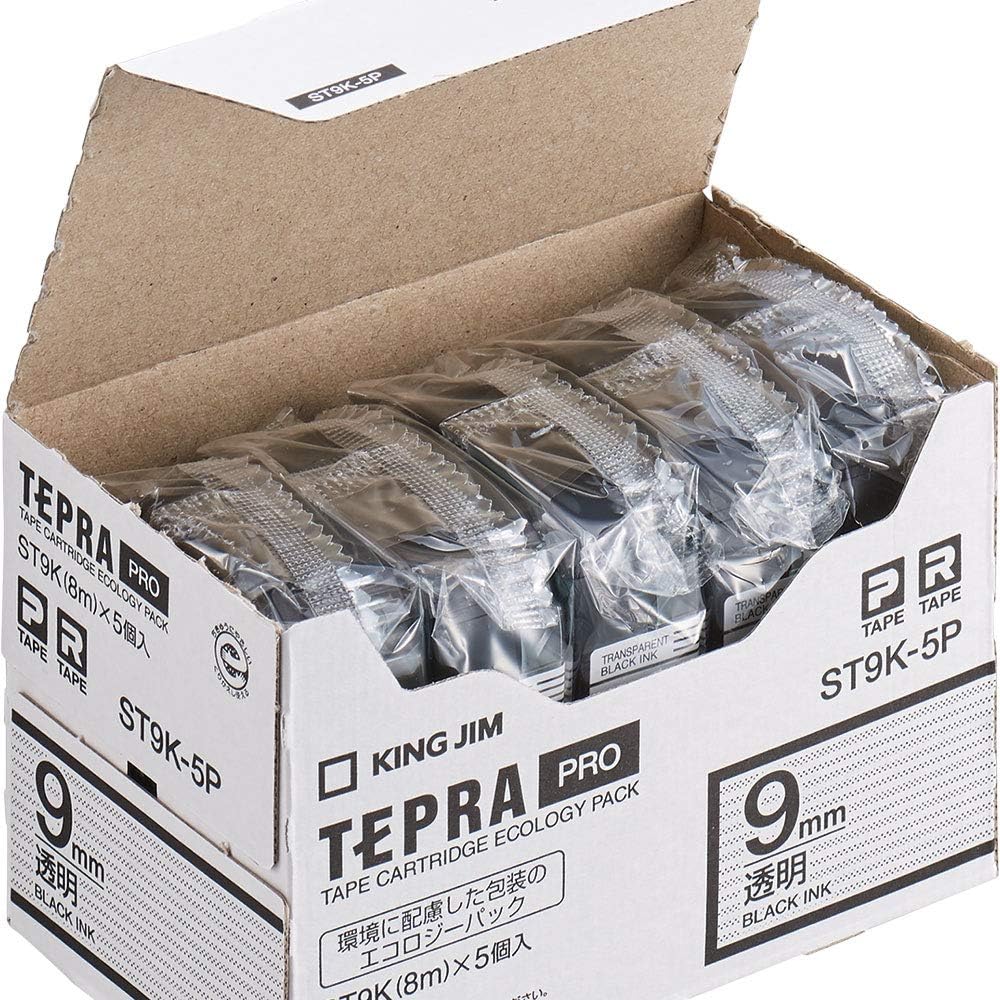 King Jim ST6K-5P P P Tape Eco Pack Toe Makro 6
