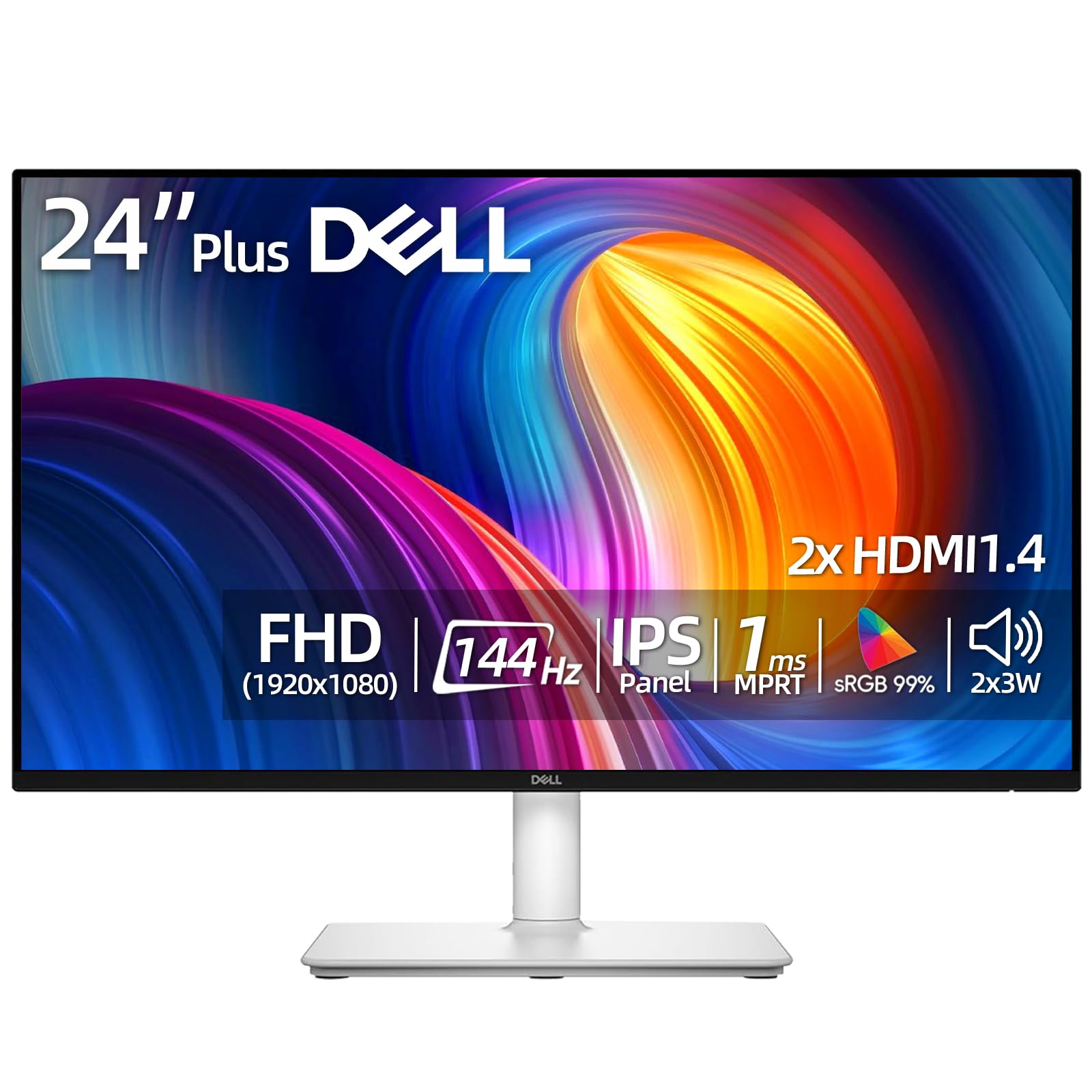 DELL 24 Monitor 144Hz IPS 本体 Amazon.com: Dell 24 inch FHD Monitor, 144Hz, 1ms, IPS Panel, LED