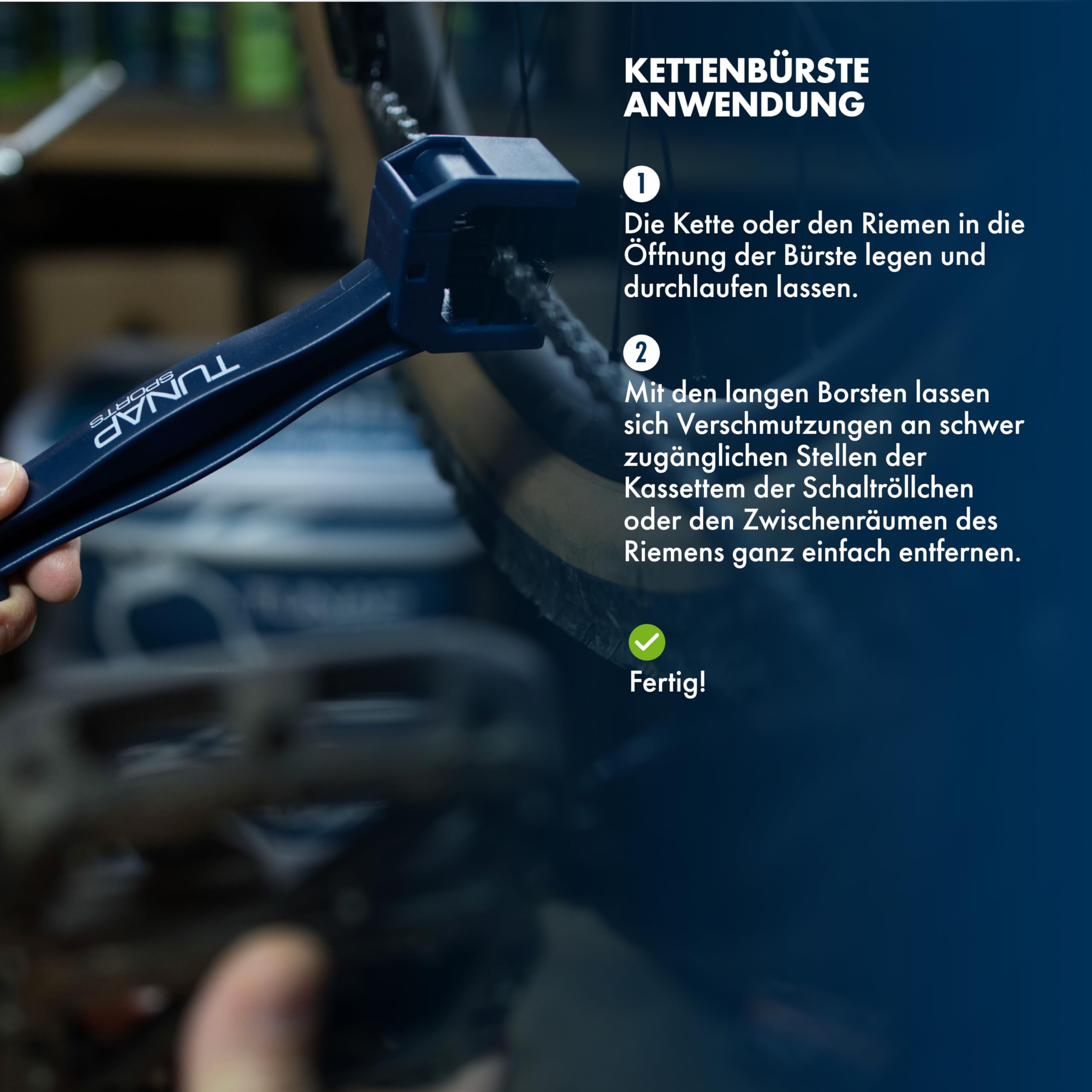 TUNAP SPORTS E-Bike Pflege- & Reinigungs-Set | All-in-One Wartungsset für Kette, Rahmen & Reifen | inkl. Kettenöl, Reiniger, Pannenspray, Multiöl, Kettenbürste & Wascheimer | Wirkt einfach besser!