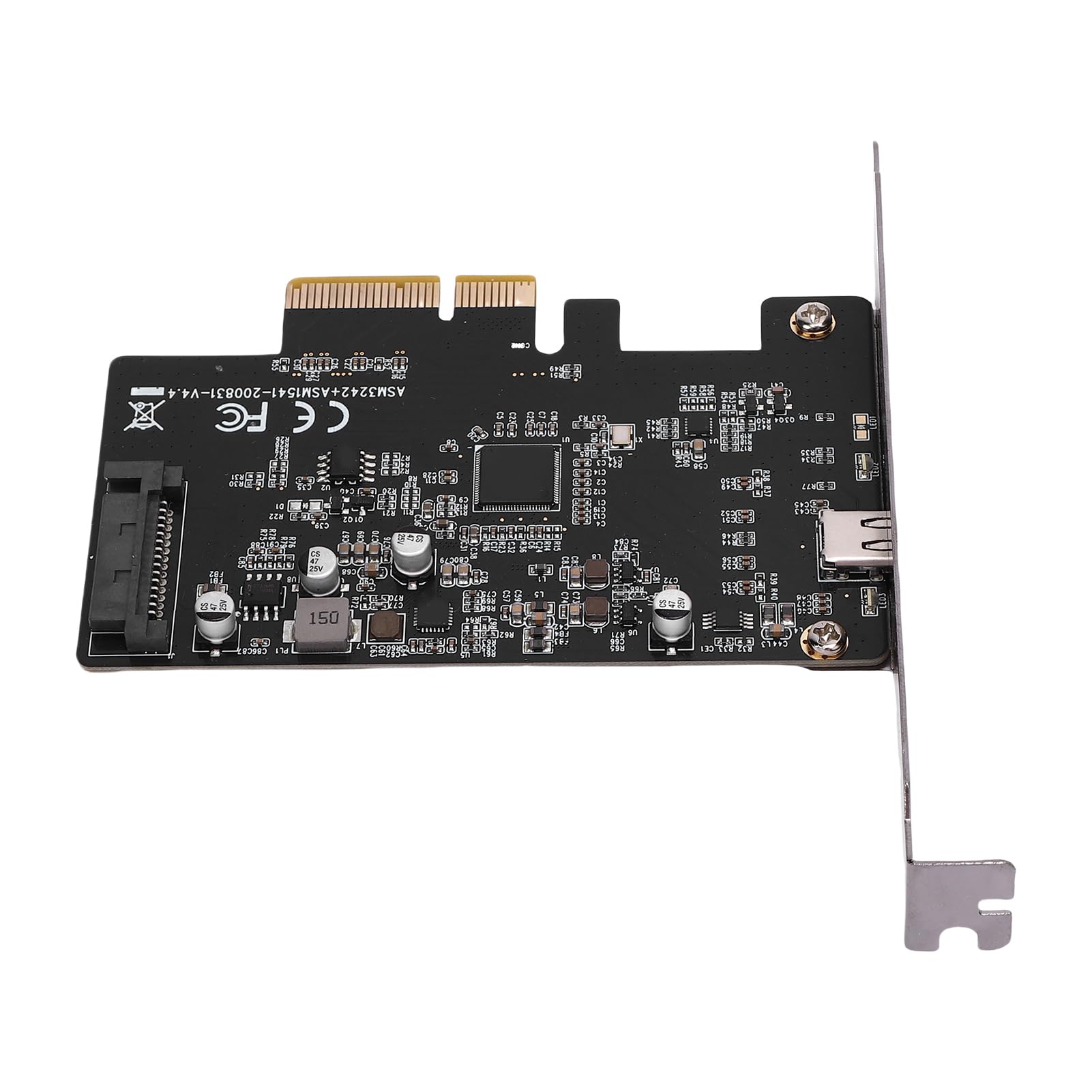 Jiawu Scheda di Espansione PCIe USB 3.2 Tipo C Trasferimento Dati Veloce 20 Gbps per Giochi e Uso Professionale PCB 1 unità