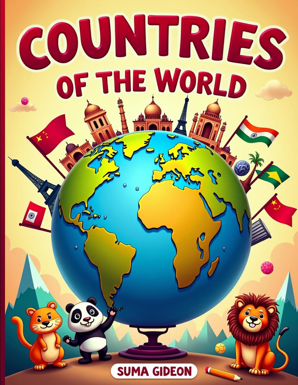 Countries of the World Crossword Puzzle: Fun Geography Brain Games to Test Your Knowledge of Nations and Capitals