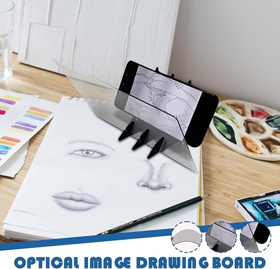 Tracing Projector Board, Drawing Tools for Kids with Art Tracing Function - Precision Tracer Drawing Tools for Educational Crafts Classroom Craft Projects