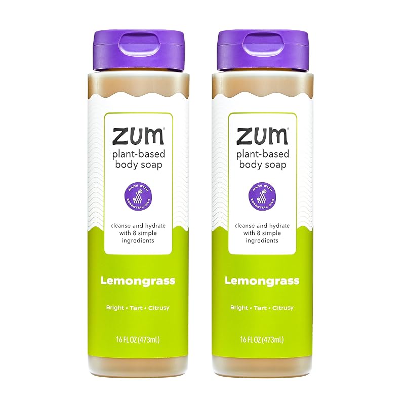 Sabonete corporal Zum Capim-limão, 480 mL, pacote com 2
