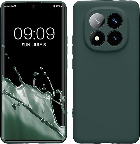 Vista 499 de kwmobile Funda compatible con Xiaomi Redmi Note 11 / Note 11S - Funda protectora de silicona TPU suave y delgada - Azul Báltico Azul (Baltic Blue)