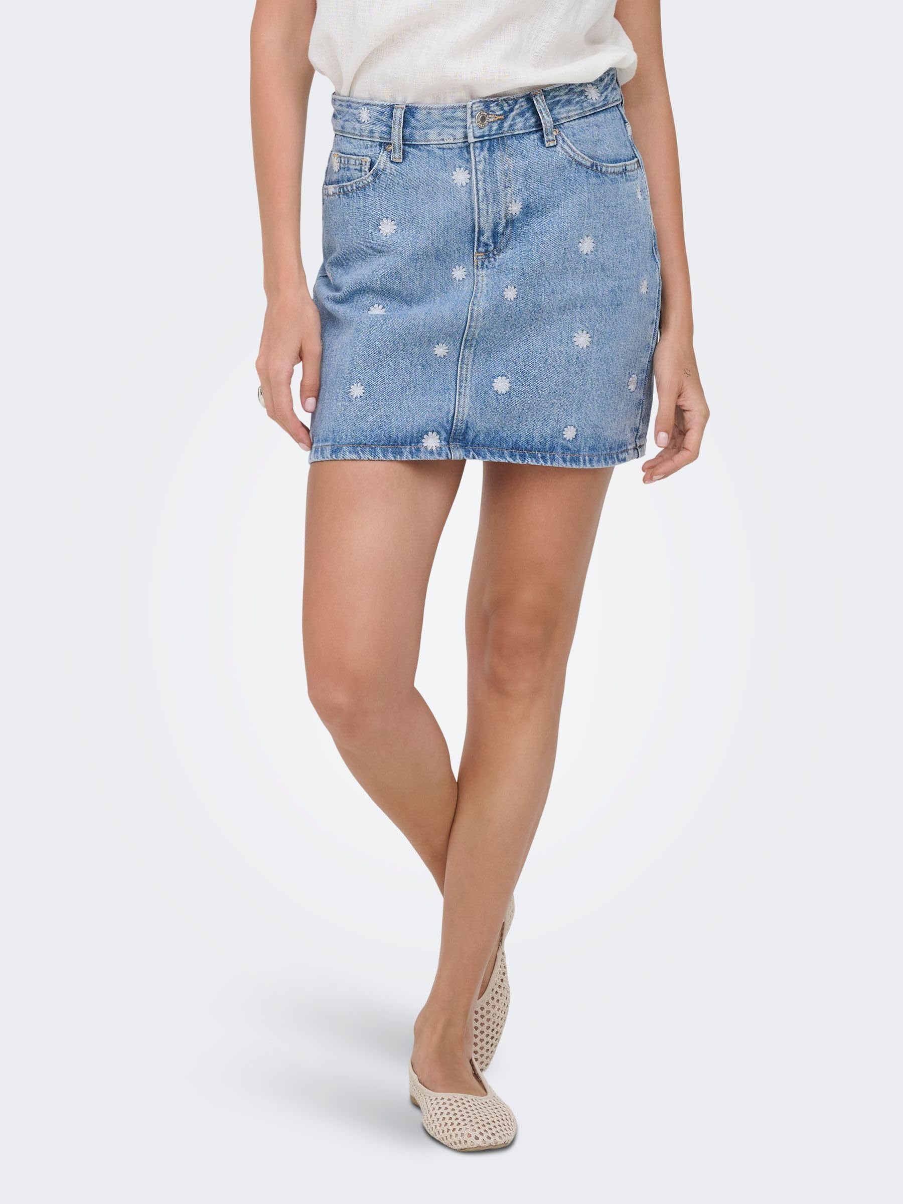 Only Onlstella Daisy DNM Azg Onlstella Daisy Short Skirt DNM Azg (1 Unidad)