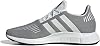 adidas Swift Run 1.0 para hombre, gris/blanco/negro, 10.5 1