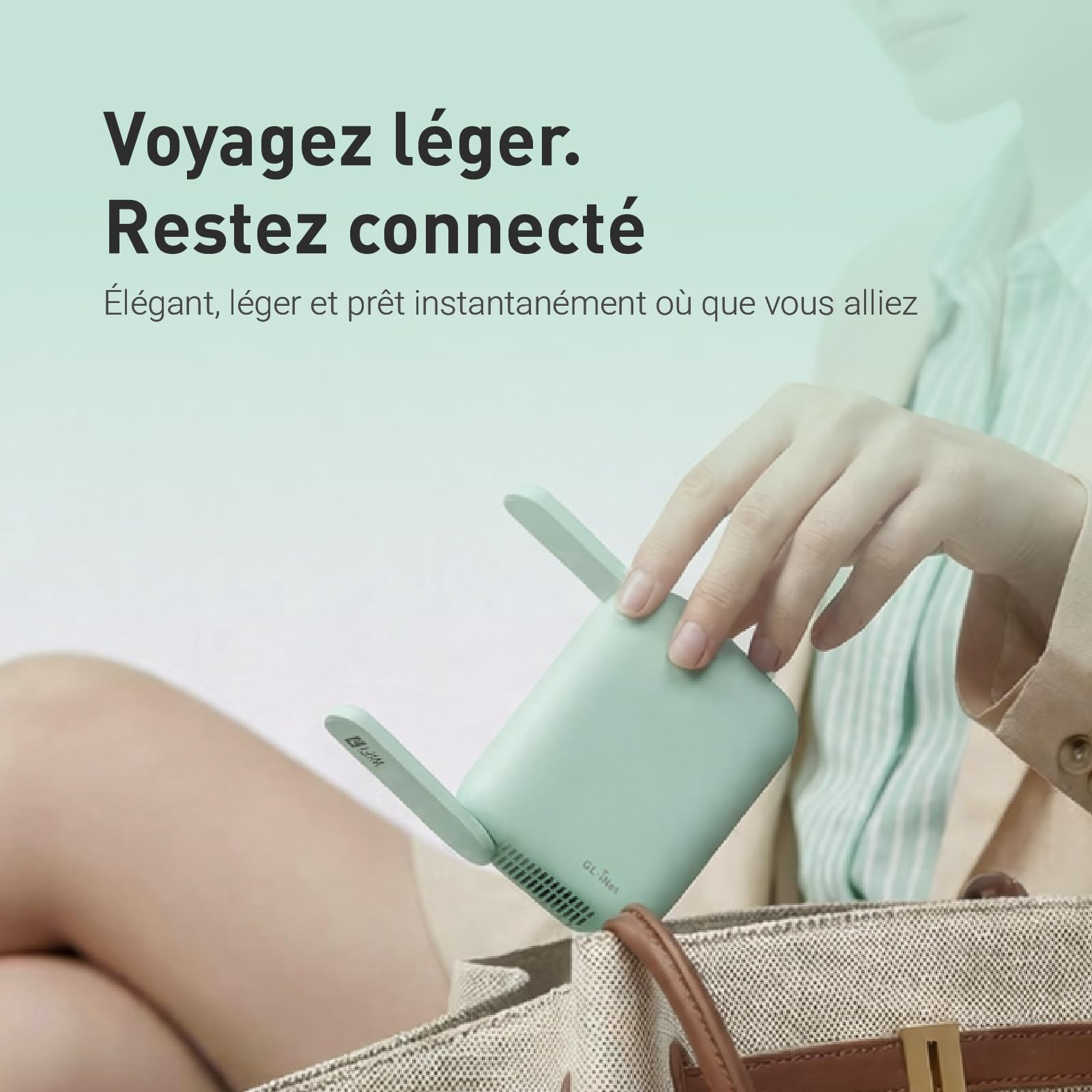 GL.iNet GL-MT3600BE Beryl 7 Routeur de Voyage Wi-Fi 7 Mini Routeur Portable Double Port 2.5G Gateway VPN Sécurisé WPA3 IPv6