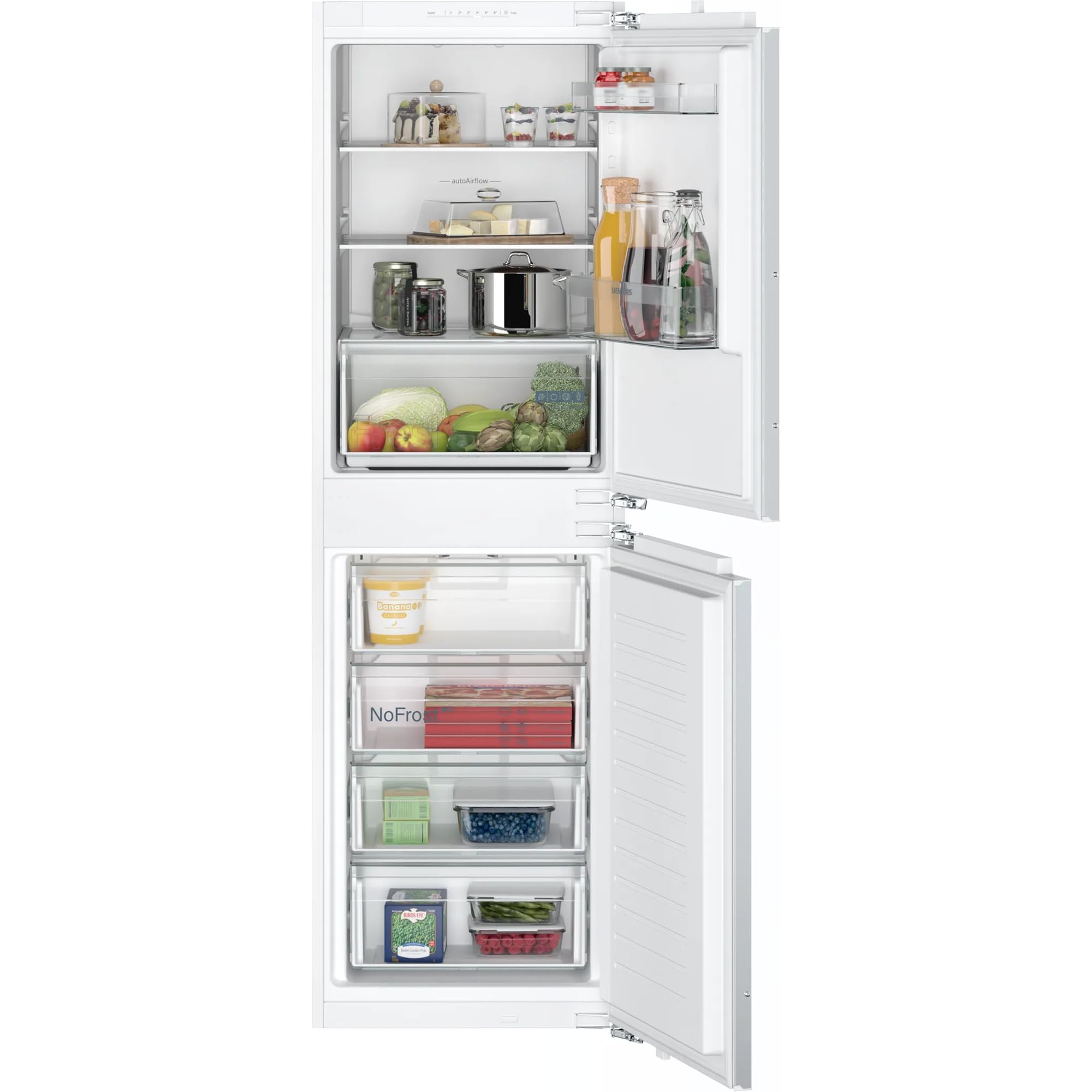 scaffetto frigorifero built-in siemens iq100 150 l più freezer 99 l