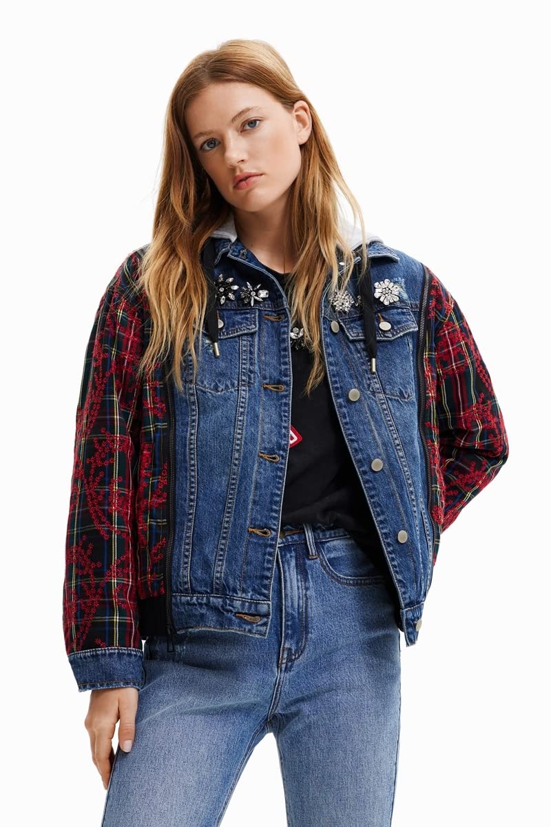 Desigual Damen Material Finishes Women's Chaq_wichita, 9019 Tutti Fruti Jacket, M