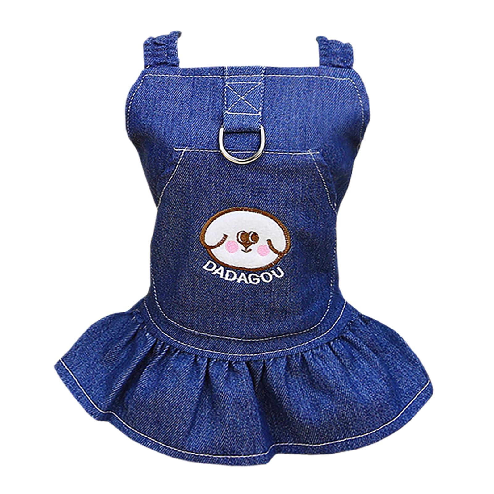 Abito Cane Cucciolo Gonna di Lusso Vestiti del Cane Modello Adorabile Abiti Principessa Abito da Sera da Sposa Tutu Denim Gonna per La Piccola Ragazza