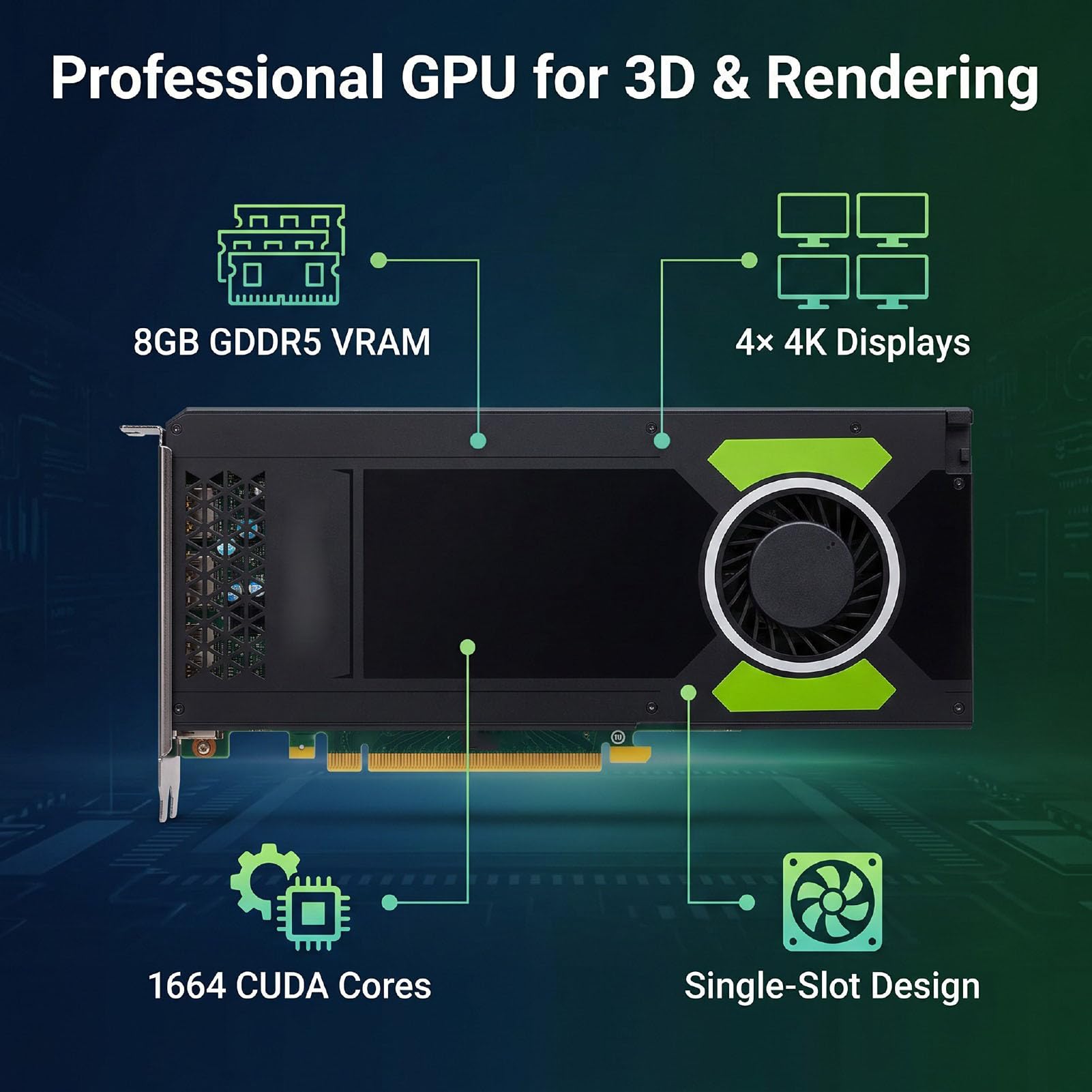 Annadue Karta Graficzna M4000 Karta Graficzna M4000 GPU do Renderowania Modeli CAD 3D