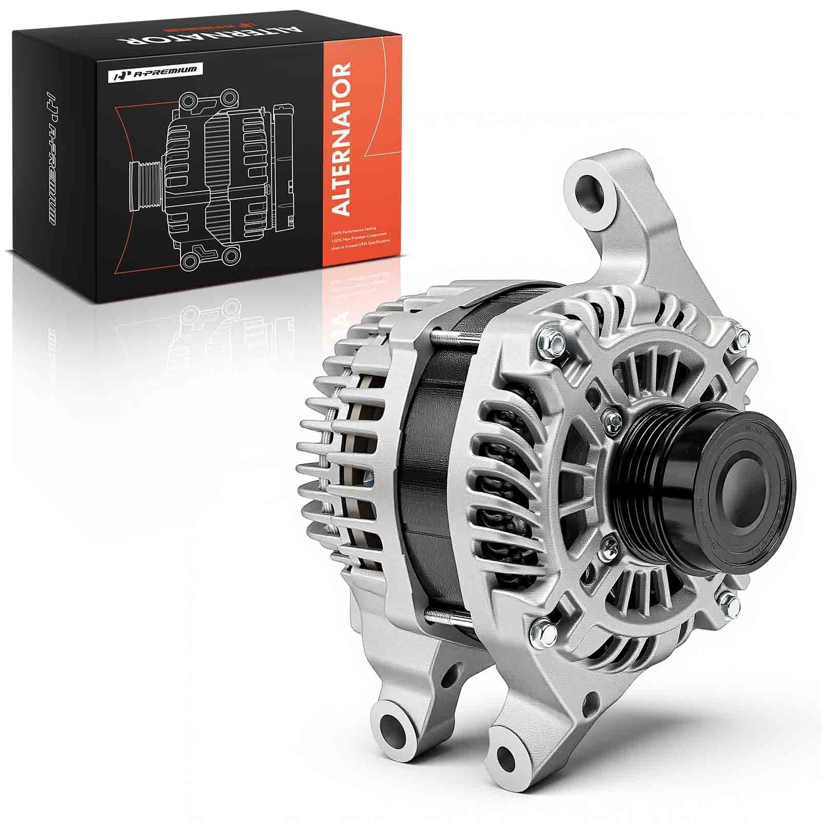 A-Premium Alternator Compatible with Ford Escape 2013-2019, Focus 2013-2015, Focus 2016-2018 Turbo, Transit Connect 2014-2018, 2.0L 2.3 L 2.5L, 12V 150A 4-Groove Clutch Pulley CW-image-45