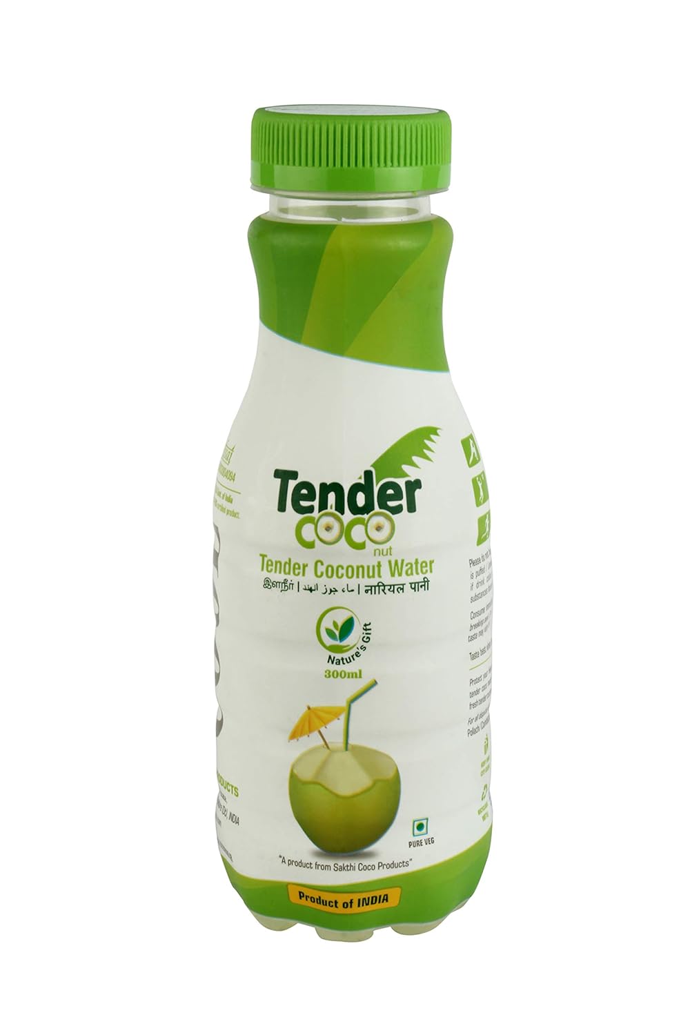 Tender Coco 100 Natural Tender Coconut Water Bottle, 300ml Amazon.in