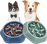 Vista 38 de UPSKY Slow Feeder Dog Puzzle Bowl, Interactive Bloat Stop Non-Slide Lick Treat Bowl for Small Medium Dogs (Black)