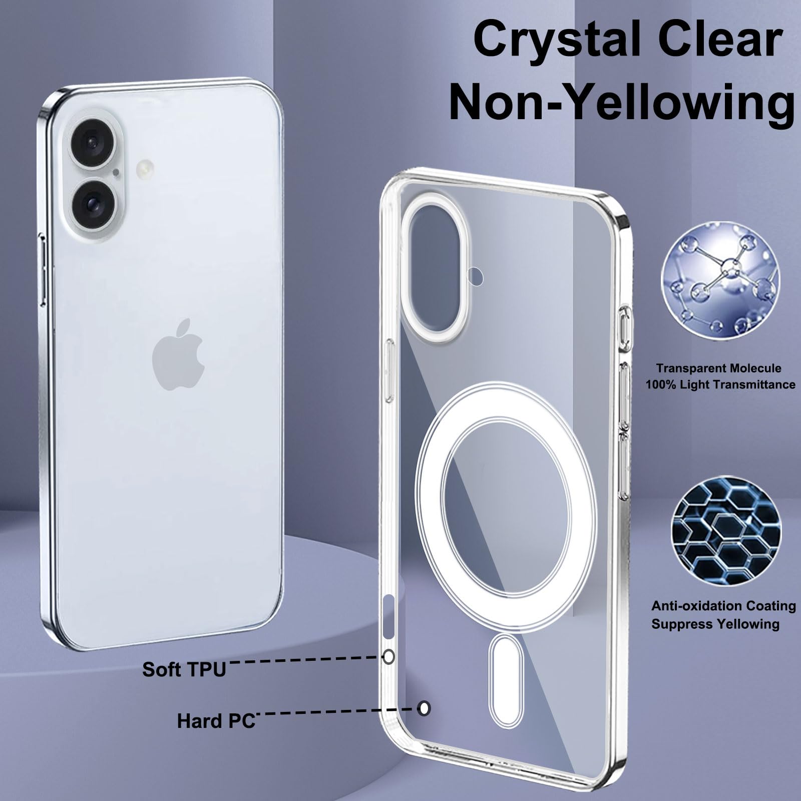 Coque Transparente Avec Cordon De Collier Pour IPhone XR, Housse TPU Anti-Choc Réglable, étui