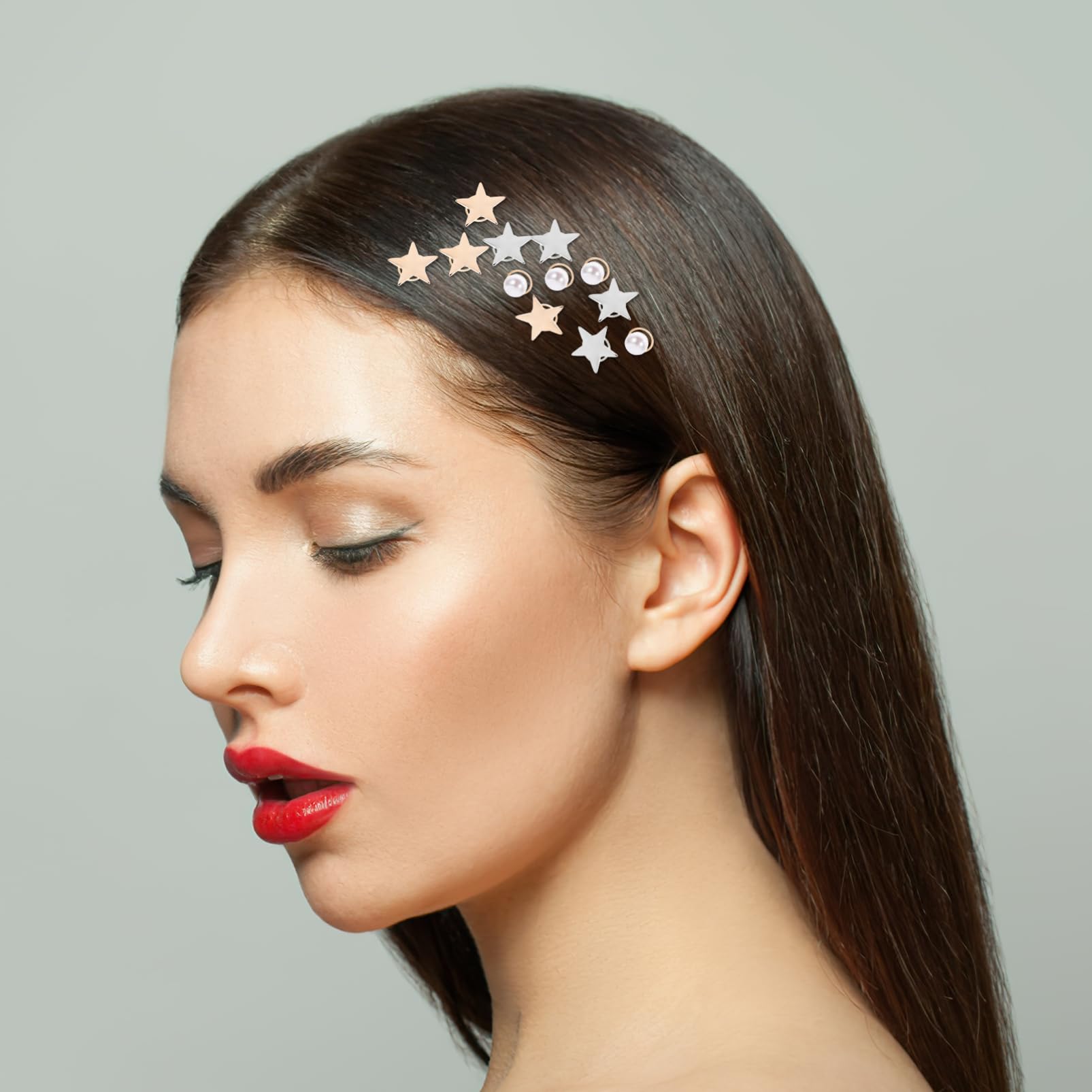 Healeved 144stücke Teiliges Spiral-haarspangen Für Frauen Fünfzackige Haarnadeln Mit Perlen Stylische Haarclips Für Hochzeiten Partys Und Besondere Anlässe