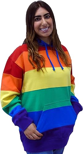 Beach Outfitters Unisex Sweatshirt Hoodie Pride Flag