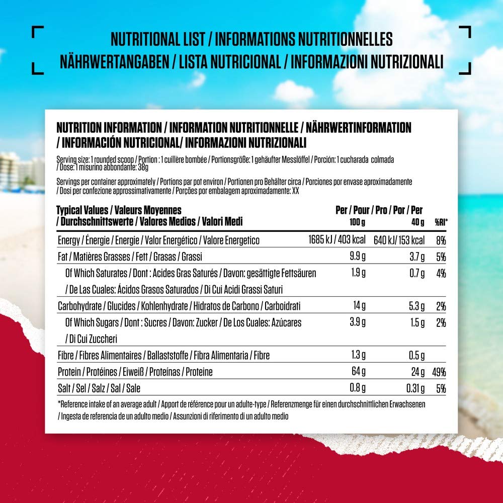 BSN Syntha 6 Edge poudre protéinée pauvre en glucides & sucre, avec isolat de protéines de lactosérum et BCAA, complément pour prise de masse musculaire, cookies & crème, 48 doses, 1,87 kg