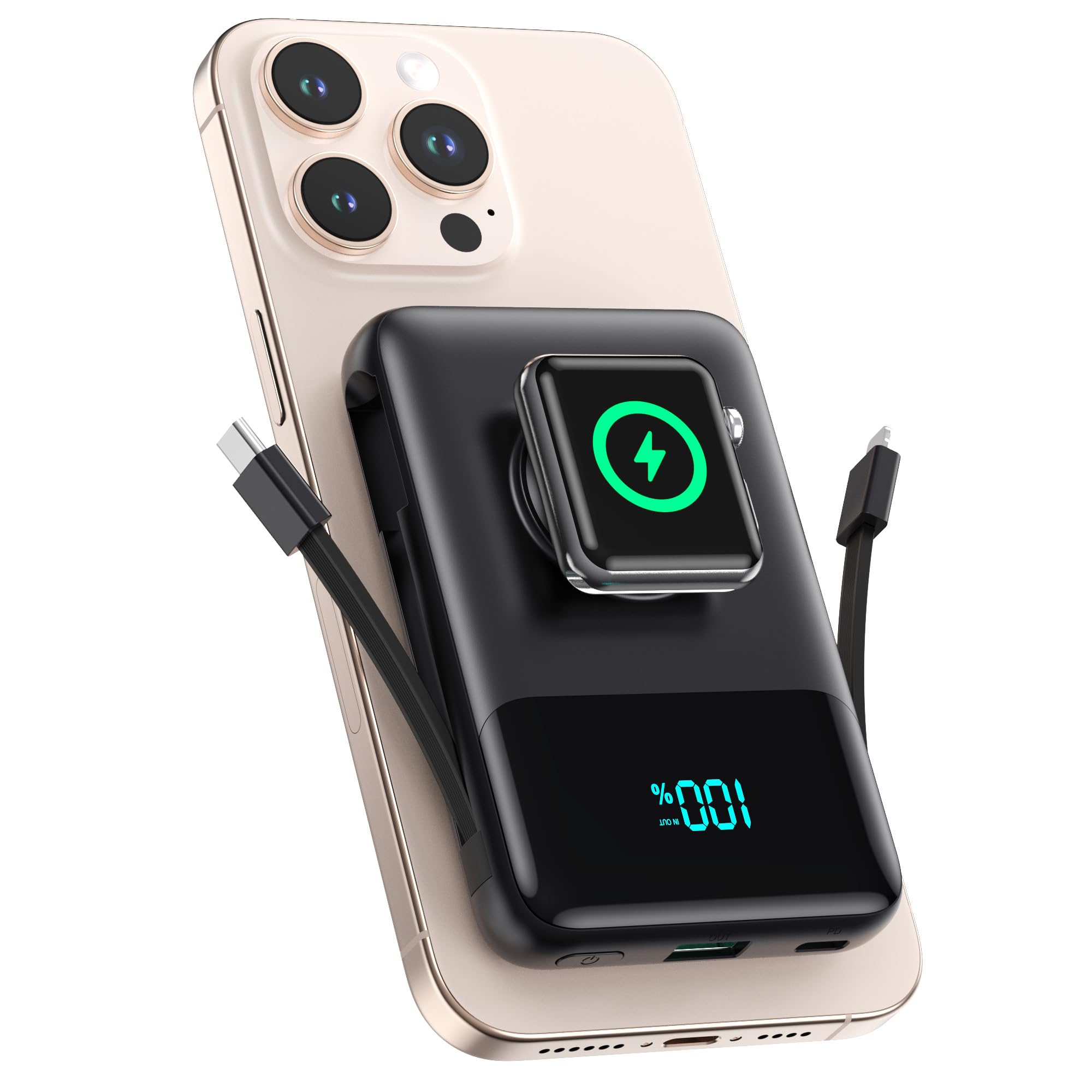 LanLuk Magnetic Portable Charger