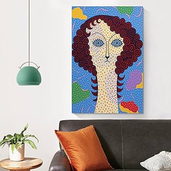 Amazon.com: Yayoi Kusama 草间弥生 Print Pop Art Painting