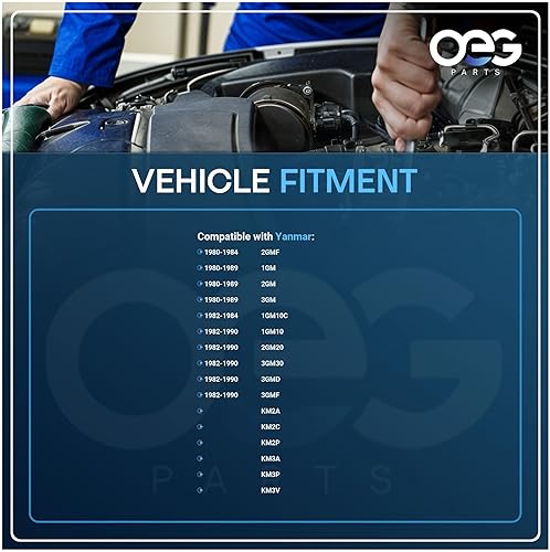 Miniatura 4 de Repuesto de arranque para Yanmar Marine 1GM 2GM 3GM KM2 KM3 Direct Drive Hitachi S114-303 S114303A 12817077010 128170-77010D SHI0080 41044031