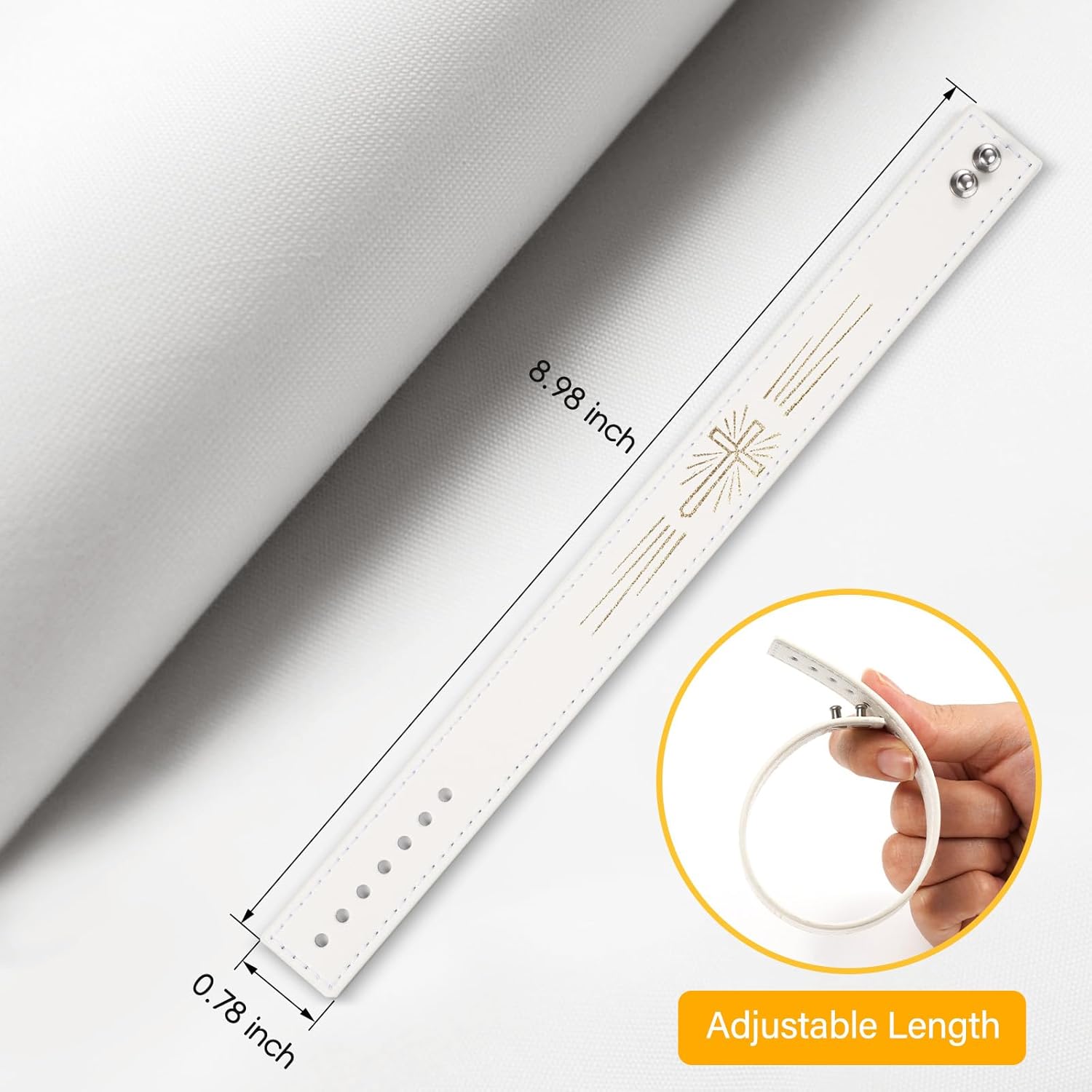 Christian Bracelet with Daily Bible Verse Leather Cross Bracelets for Women Men Inspirational Daily Bible Verse Bracelets with Tapping Phone Devotional Bracelet Christian Gifts - Image 5