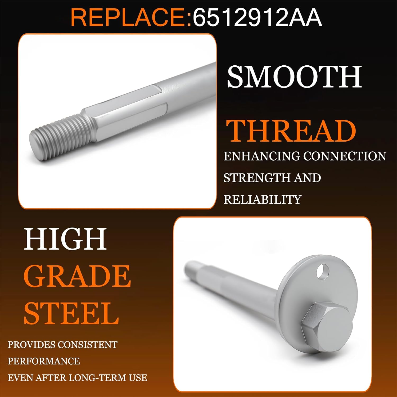 Front Control Arm Hardware Kit Compatible with Select Dodge Ram 1500 2500 3500 etc,Replace OEM 13817,6512912AA