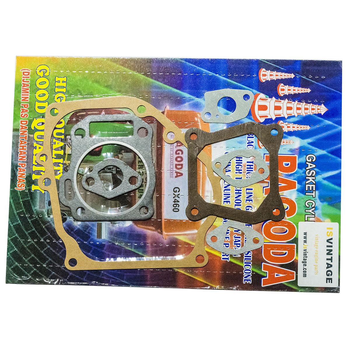 Gasket Sets for King KCG 4200G 4200 Watt Gaoline Generator with Wheel Cart