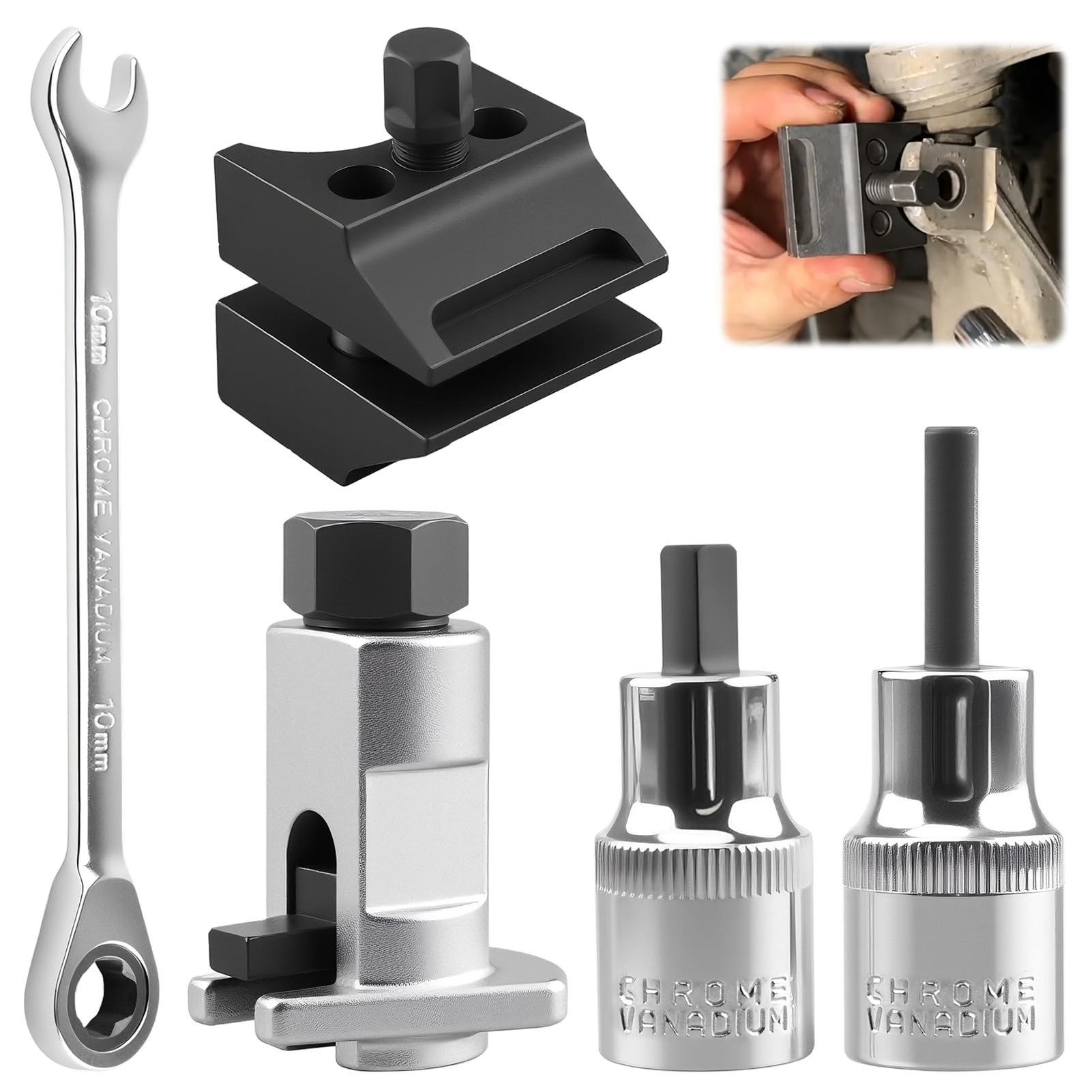 Écarteur de Jambe de Force Universel Outil Démontage Amortisseur Extracteur Rotule Suspension Acier Trempé pour Réparation Automobile Voiture SUV