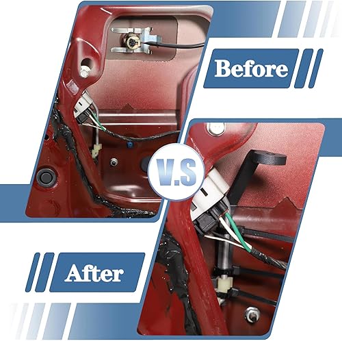 Miniatura 5 de Soporte de interruptor de bloqueo de puerta trasera compatible con FJ Cruiser 2007-2021 Cerraduras para portón trasero de automóvil, cerradura de