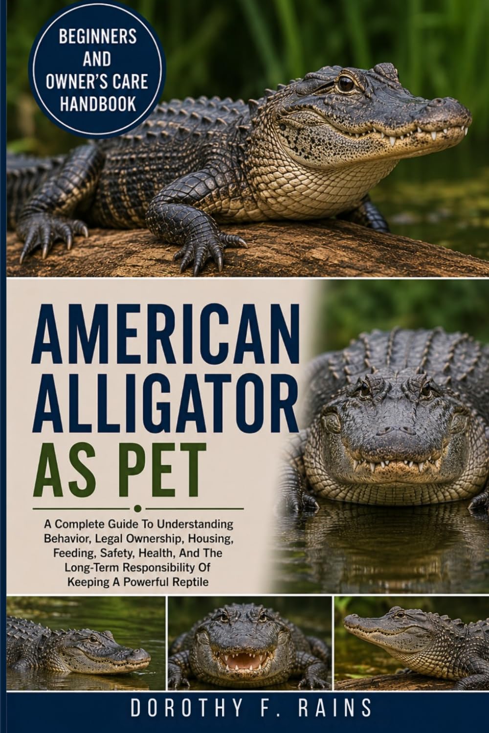 AMERICAN ALLIGATOR AS PET: A Complete Guide To Understanding Behavior, Legal Ownership, Housing, Feeding, Safety, Health, And The Long-Term Responsibility Of Keeping A Powerful Reptile